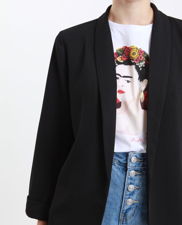 Blazer manches 3/4 noir - Pimkie