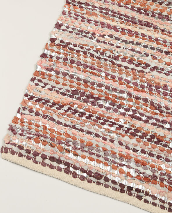 Tapis tissé cuir rose - Pimkie