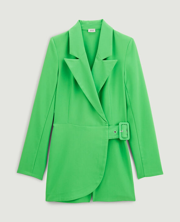Combishort blazer vert - Pimkie