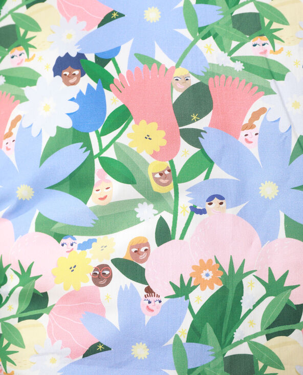 Housse de coussin ALL OVER - Collab Lavilletlesnuages jaune - Pimkie