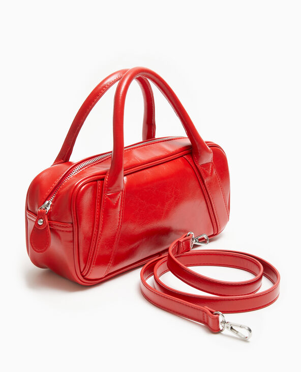 Sac bowling rectangulaire rouge - Pimkie