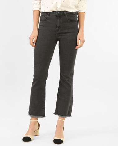Jean kick flare noir - Pimkie