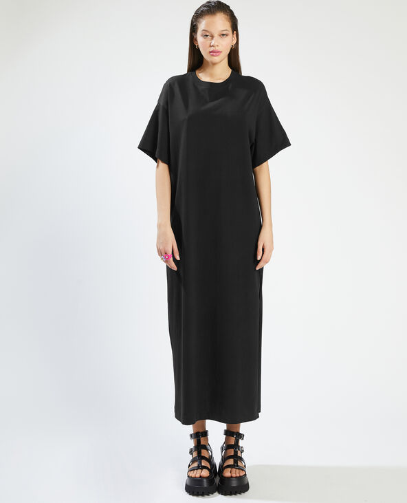 Robe noire oversize sales