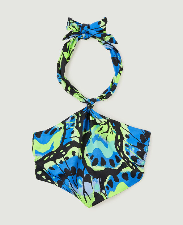 Top dos-nu esprit foulard vert - Pimkie