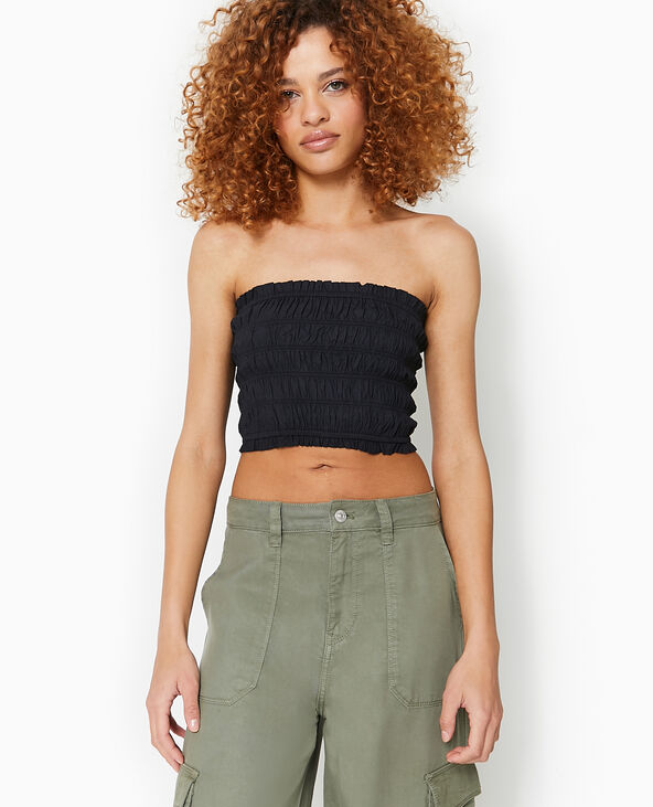 Top bustier smocke