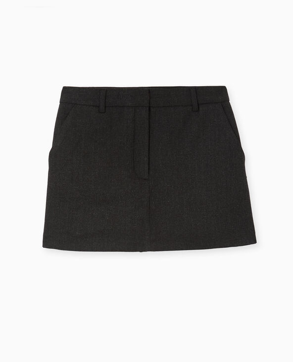 Mini jupe-short city avec poches gris - Pimkie