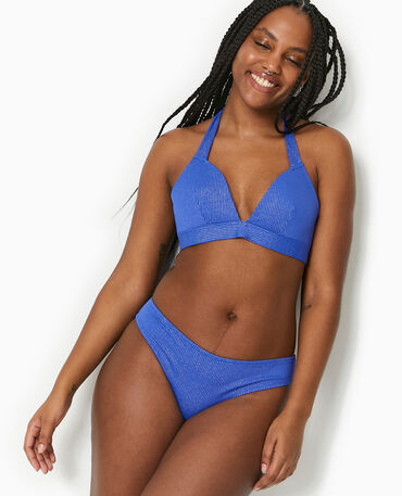 Bas de maillot de bain tanga avec lurex Pimkie