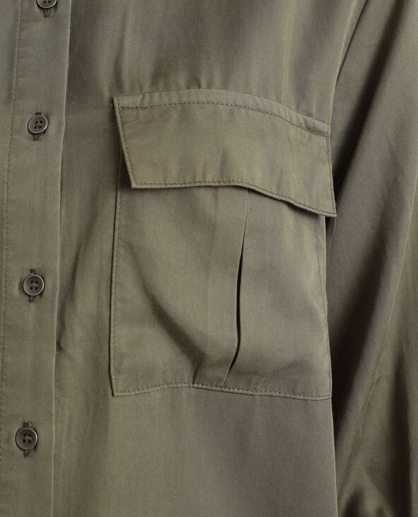 Chemise fluide taupe - Pimkie