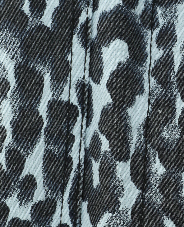 Surchemise en jean léopard bleu clair - Pimkie