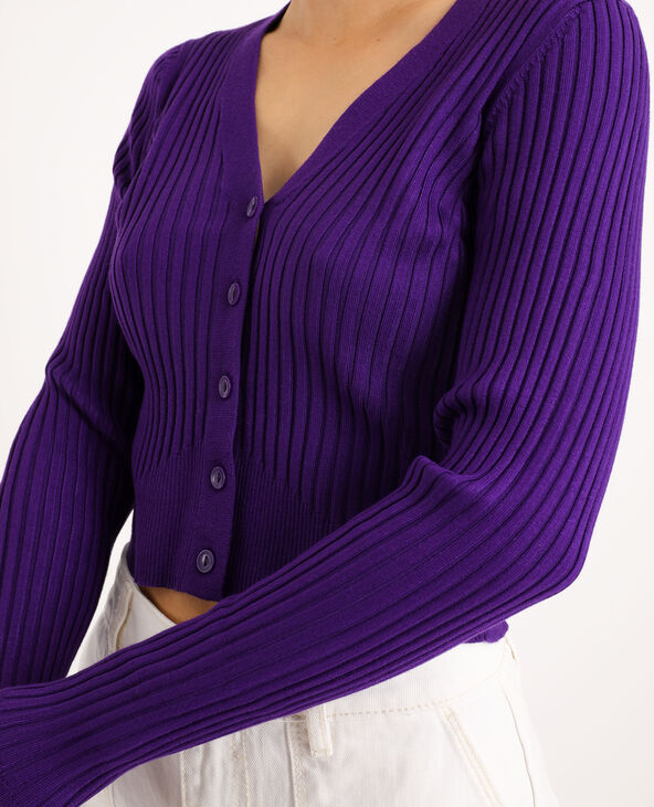 Gilet court violet - Pimkie