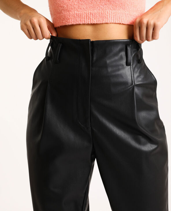 Pantalon simili sales cuir femme pimkie