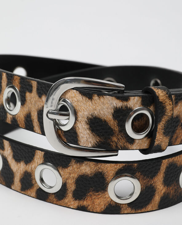 Ceinture léopard blanc - Pimkie