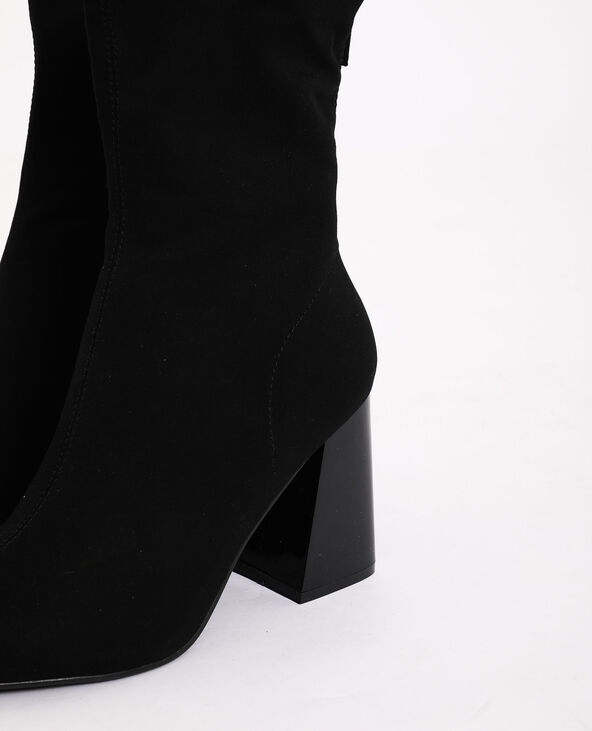 Bottes à talons noir - Pimkie