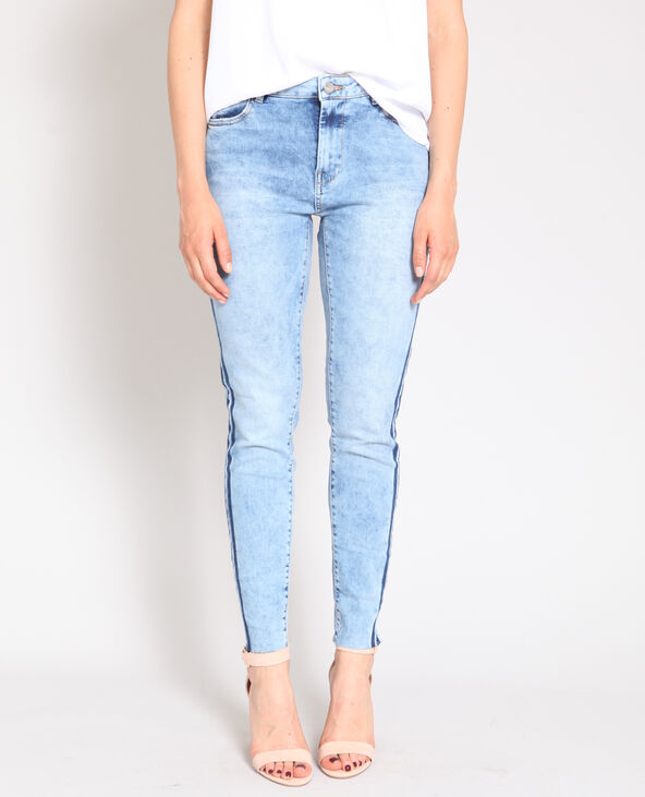 Jean skinny mid waist Jean stoned - Pimkie