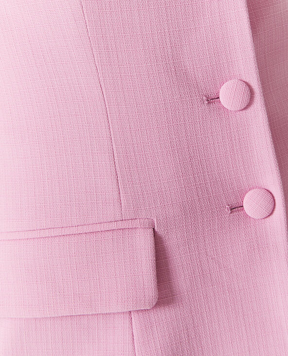 Top bustier avec boutons rose fuchsia - Pimkie