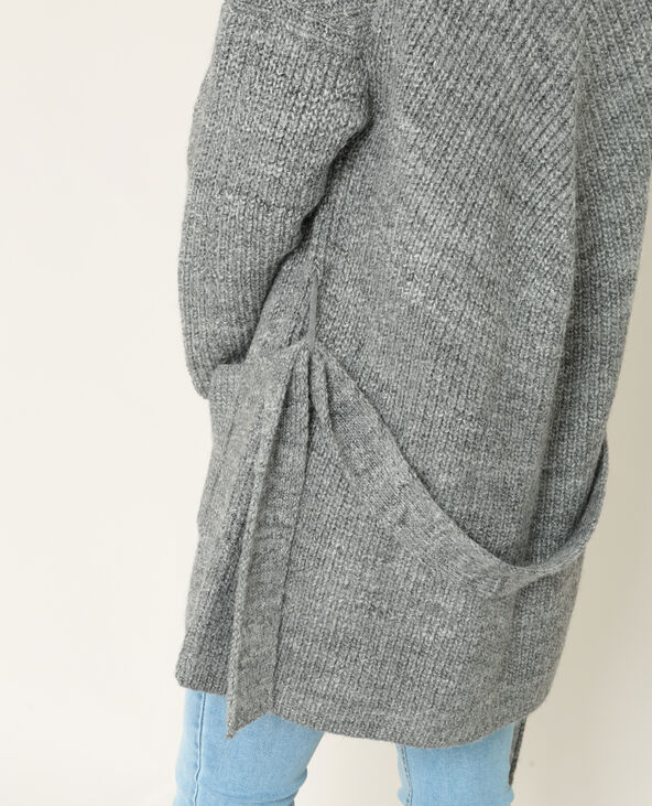 Gilet chaud gris chiné - Pimkie