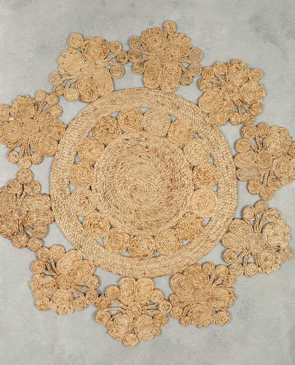 Tapis soleil en jute beige - Pimkie