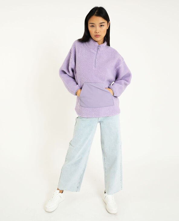 Sweat sherpa lilas - Pimkie