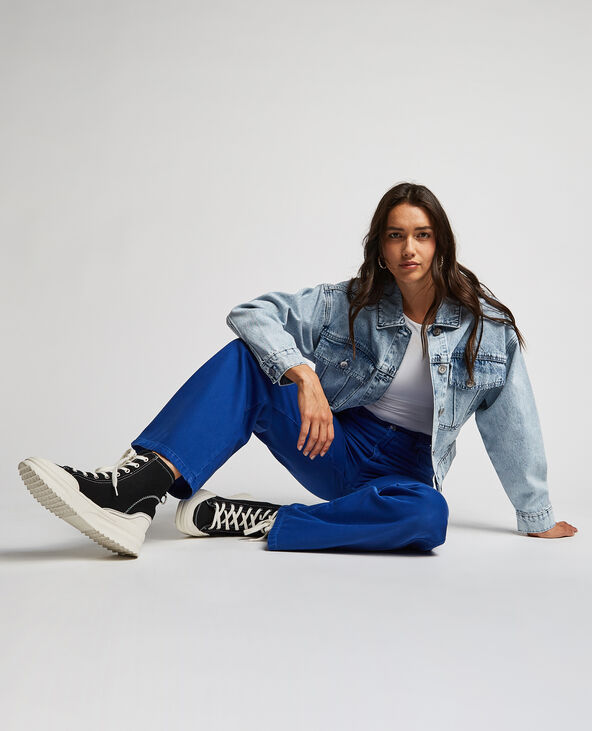 Jean cargo bleu marine - Pimkie