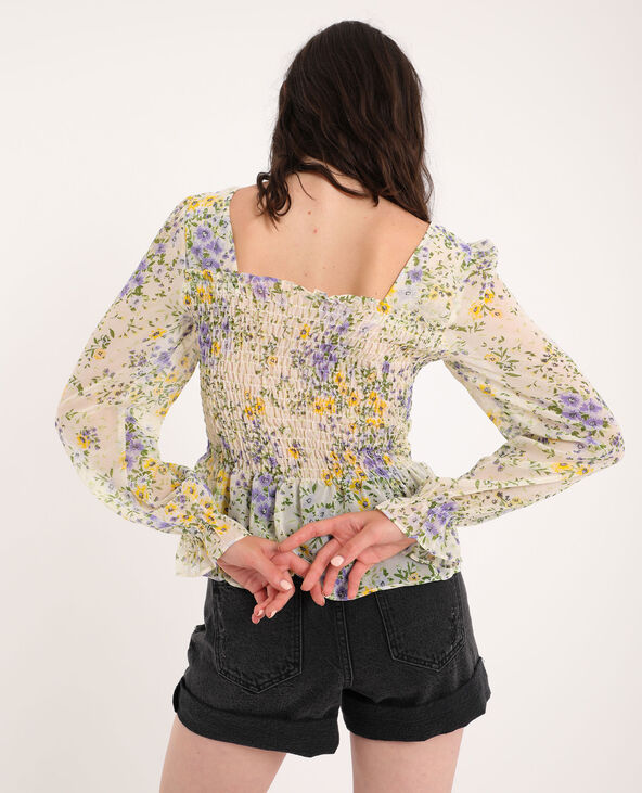 Blouse fleurie