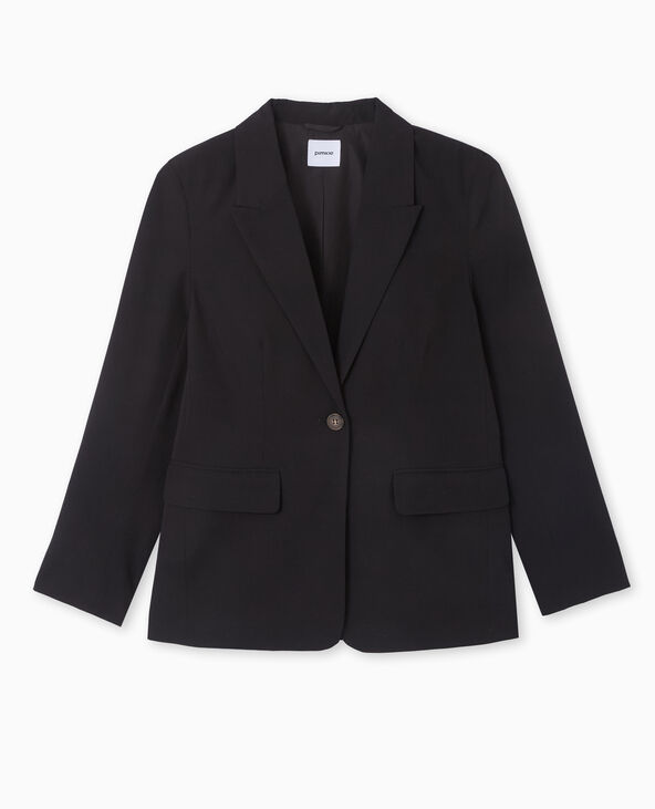 Veste légèrement cintrée noir - Pimkie