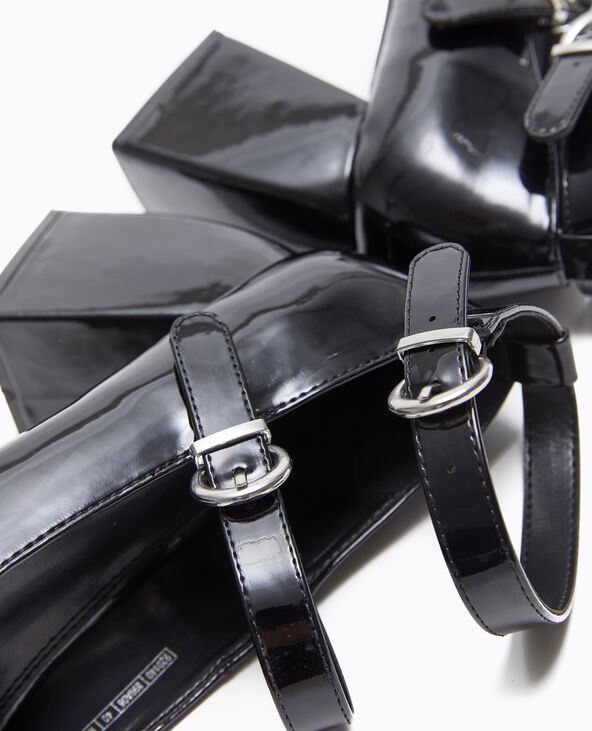 Babies vernies plateformes noir - Pimkie