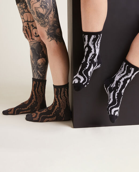 Lot de 2 paires de chaussettes noir - Pimkie