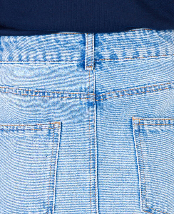 Jupe midi denim bleu - Pimkie