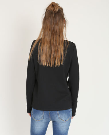 T-shirt perlé noir - Pimkie