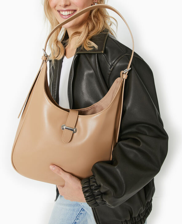 Sac haut porté épaule taupe - Pimkie