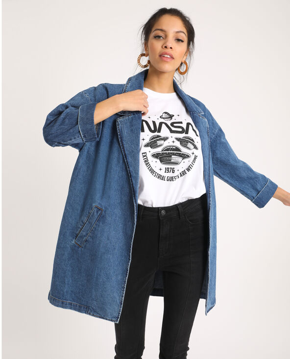 Manteau en jeans long store