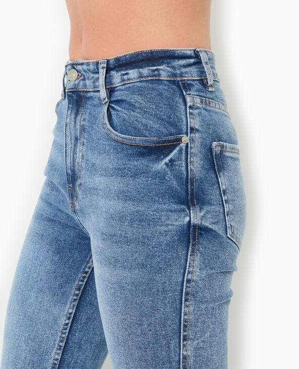Jean wide taille basse bleu - Pimkie