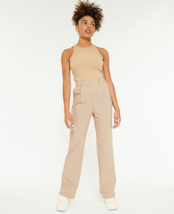 Pantalon droit city beige - Pimkie