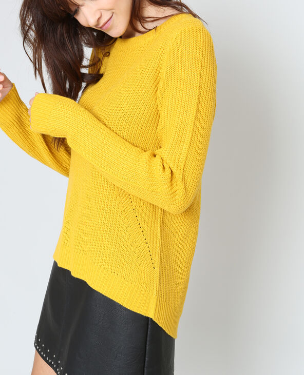 Pull basique jaune ocre - Pimkie