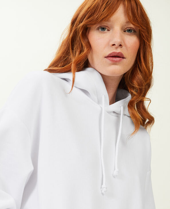 Sweat capuche oversize blanc - Pimkie