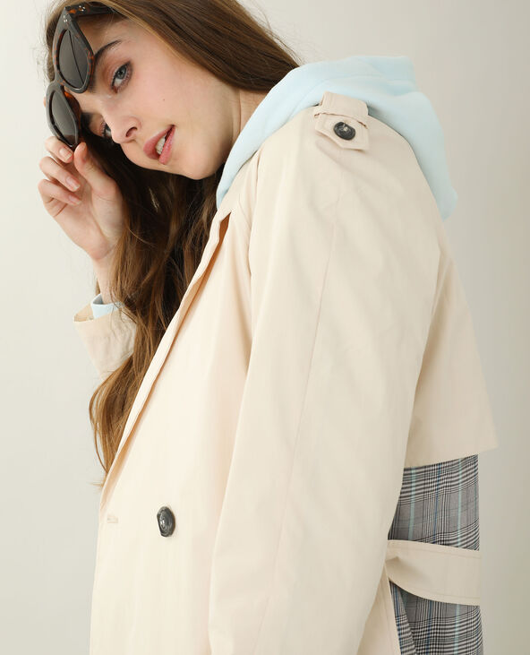 Trench long rose clair - Pimkie