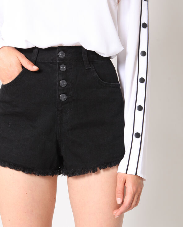 Short en jean noir - Pimkie
