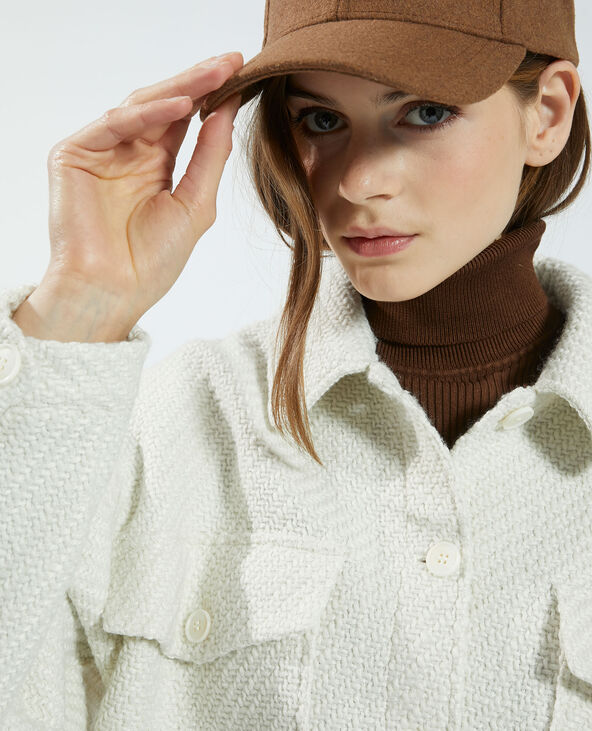 Surchemise en maille blanc - Pimkie