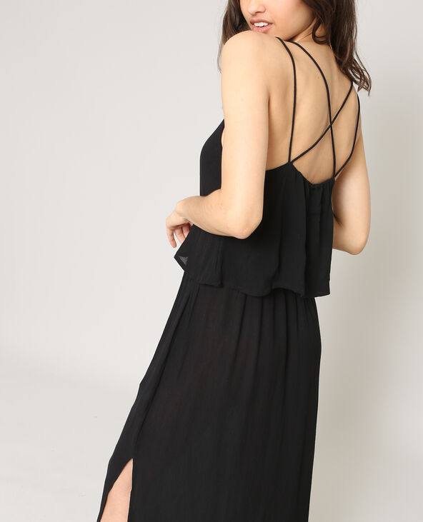 Robe longue noir - Pimkie