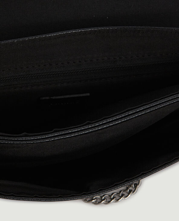 Sac pochette avec chaines noir - Pimkie