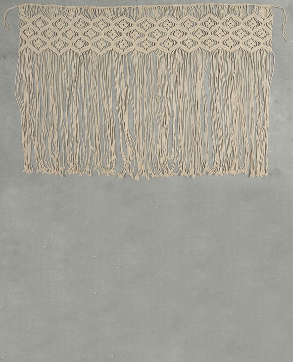 Tête de lit macramé blanc - Pimkie