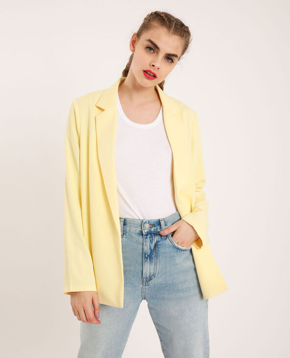 Blazer uni jaune - Pimkie