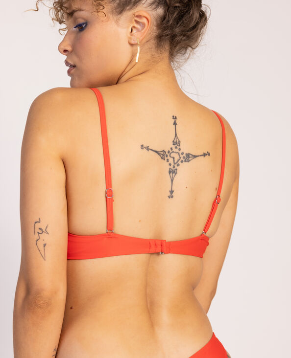 Haut de maillot de bain push up rouge - Pimkie