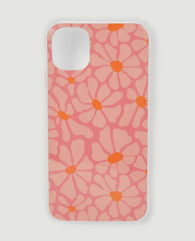 Coque iPhone Fleurs rose clair - Pimkie