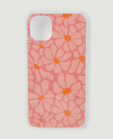 Coque iPhone Fleurs rose clair - Pimkie