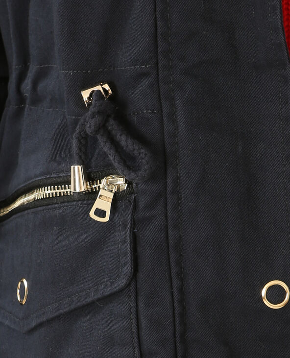 Parka longue à capuche noir - Pimkie