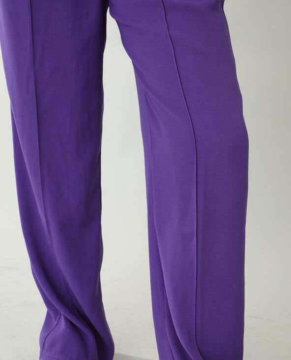 Pantalon large violet - Pimkie