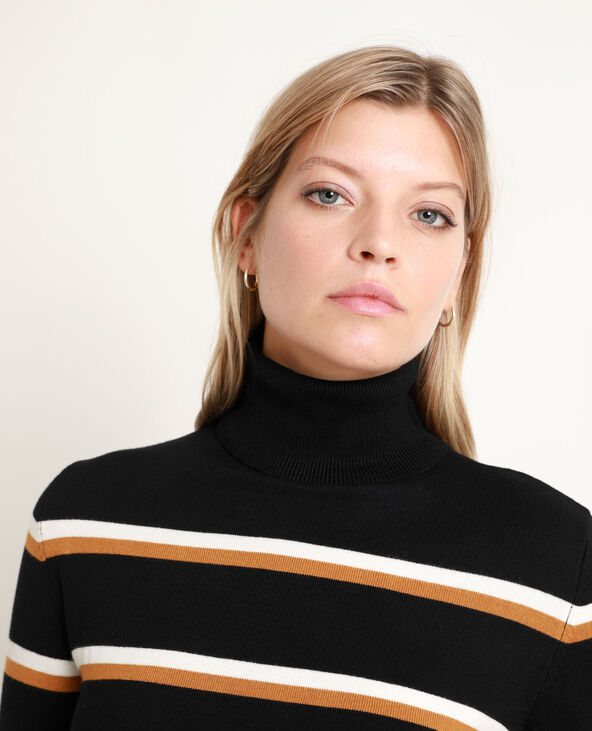 Pull à col roulé noir - Pimkie