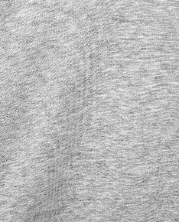 Sweat avec col camionneur gris chiné - Pimkie