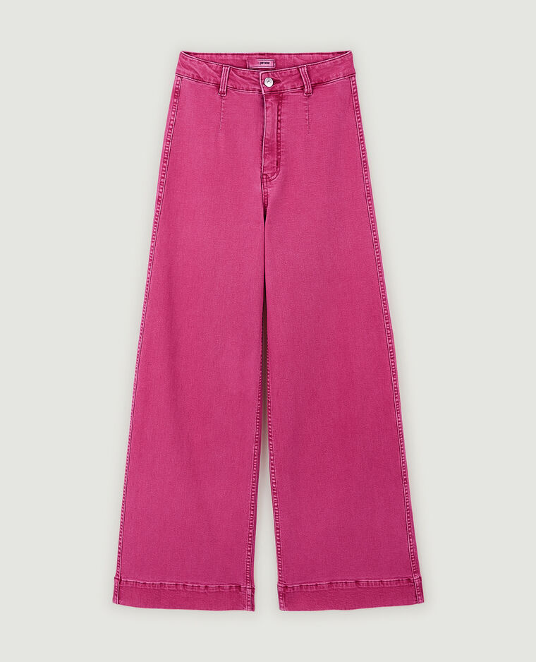 Jean large effet délavé rose - Pimkie
